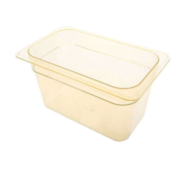 Pan, Food , H-Pan, 1/4, 6"D, Amber